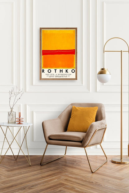 Rothko Ahşap Çerçeveli Tablo 17 x 23