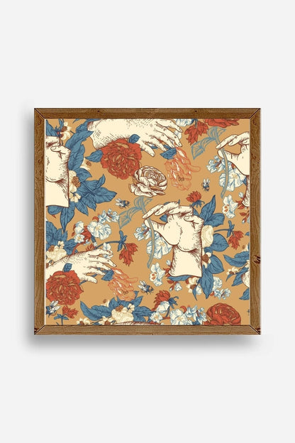 Güller Ahşap Çerçeveli Tablo 23 x 23