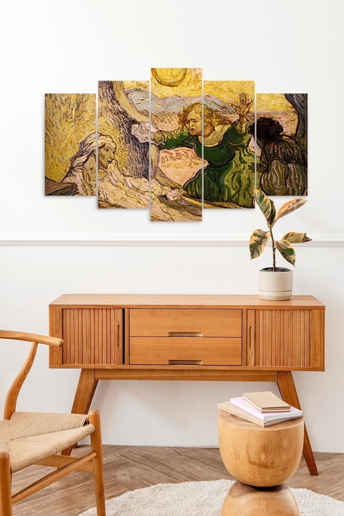 Bilgelik Makamı 5 Parçalı Mdf Tablo 60 x 100