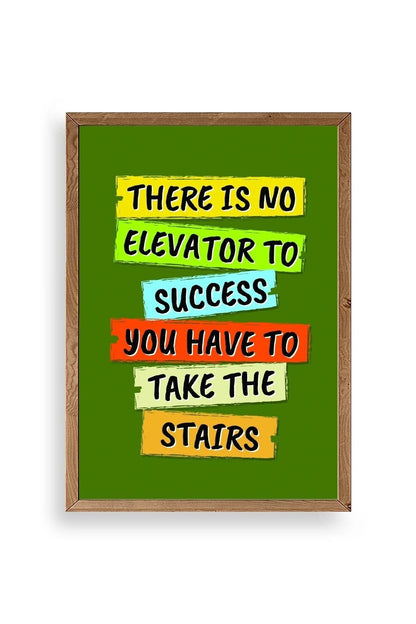 Motto Ahşap Çerçeveli Tablo 50 x 70