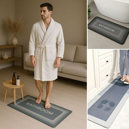 BUFFER® Sihirli Süper Su Emici Kaymaz Tabanlı Uzun Paspas 40*120 cm