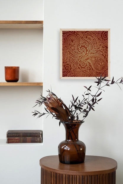 Motif Ahşap Çerçeveli Tablo 23 x 23