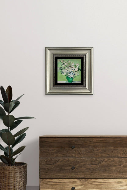 Van Gogh Çerçeveli Taş Tablo 20 cm