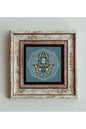 Fatma Ana Eli Çerçeveli Taş Tablo , Çerçeveli Taş Duvar Dekoru 20 cm