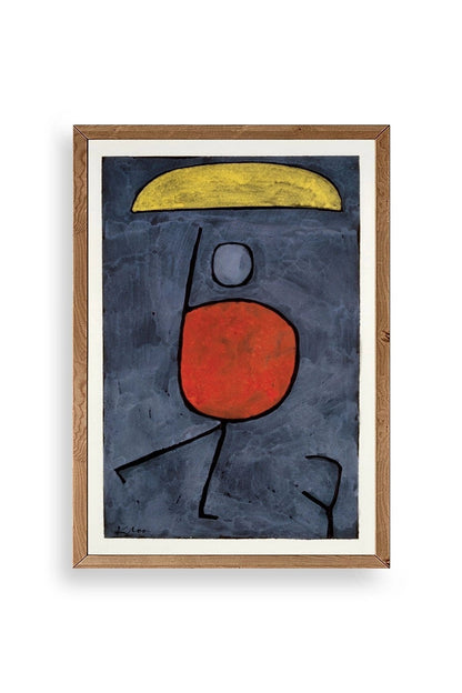 Paul Klee Ahşap Çerçeveli Tablo 30 x 42
