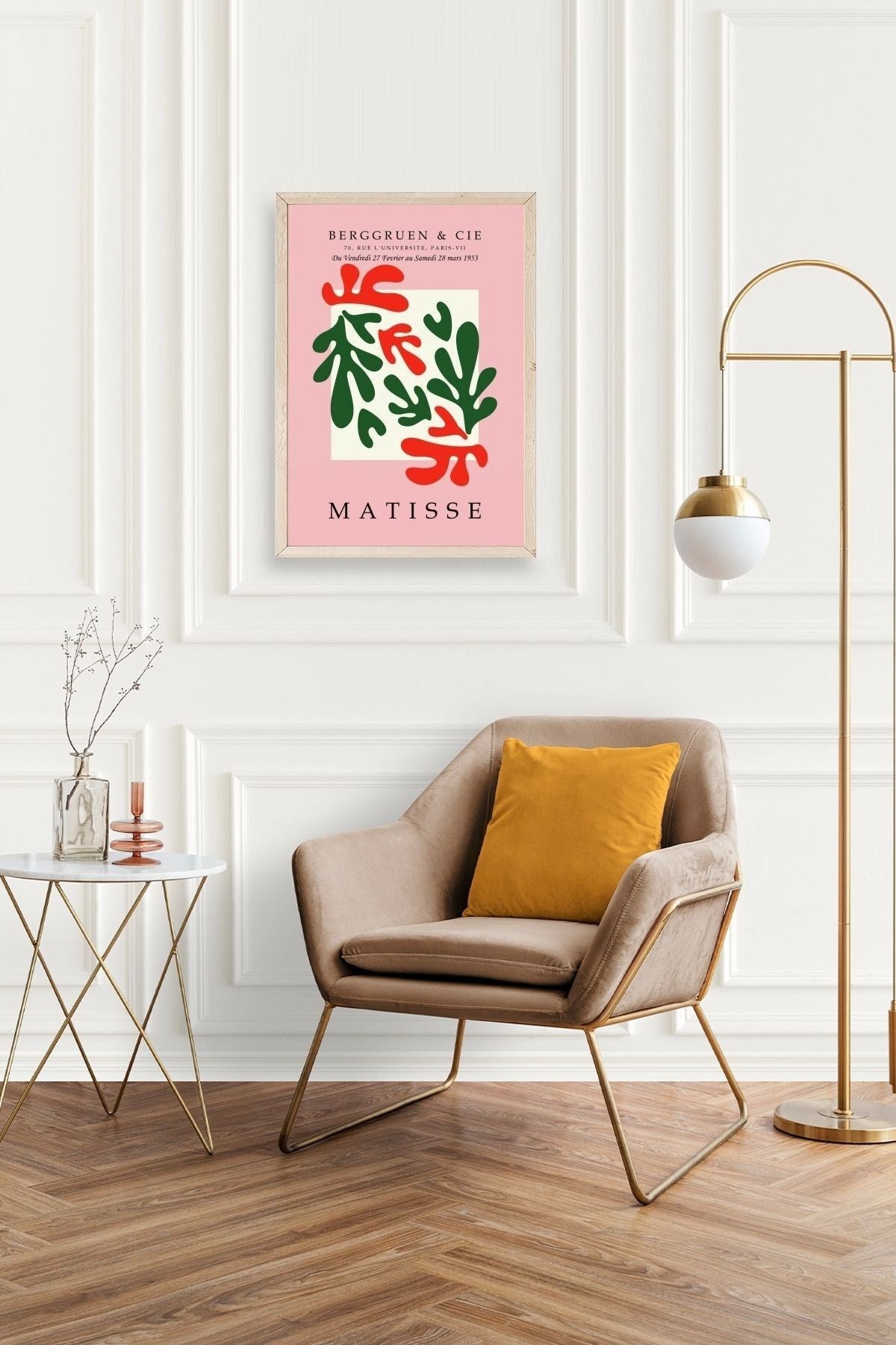 Modern Ahşap Çerçeveli Tablo 50 x 70