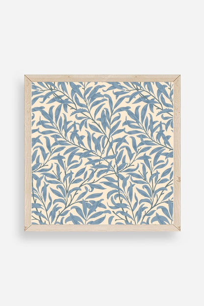 Yapraklar Ahşap Çerçeveli Tablo 50 x 50