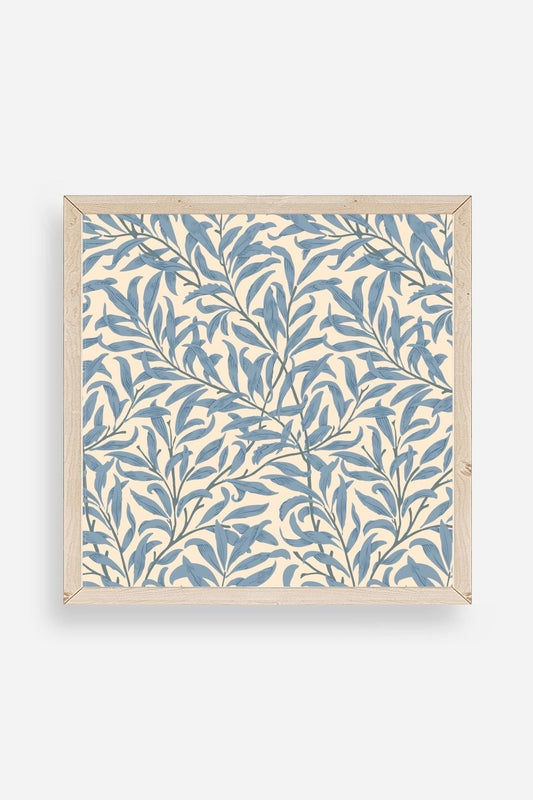 Yapraklar Ahşap Çerçeveli Tablo 50 x 50