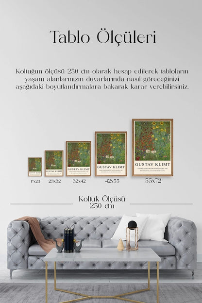 Gustav Klimt Ahşap Çerçeveli Tablo 30 x 42