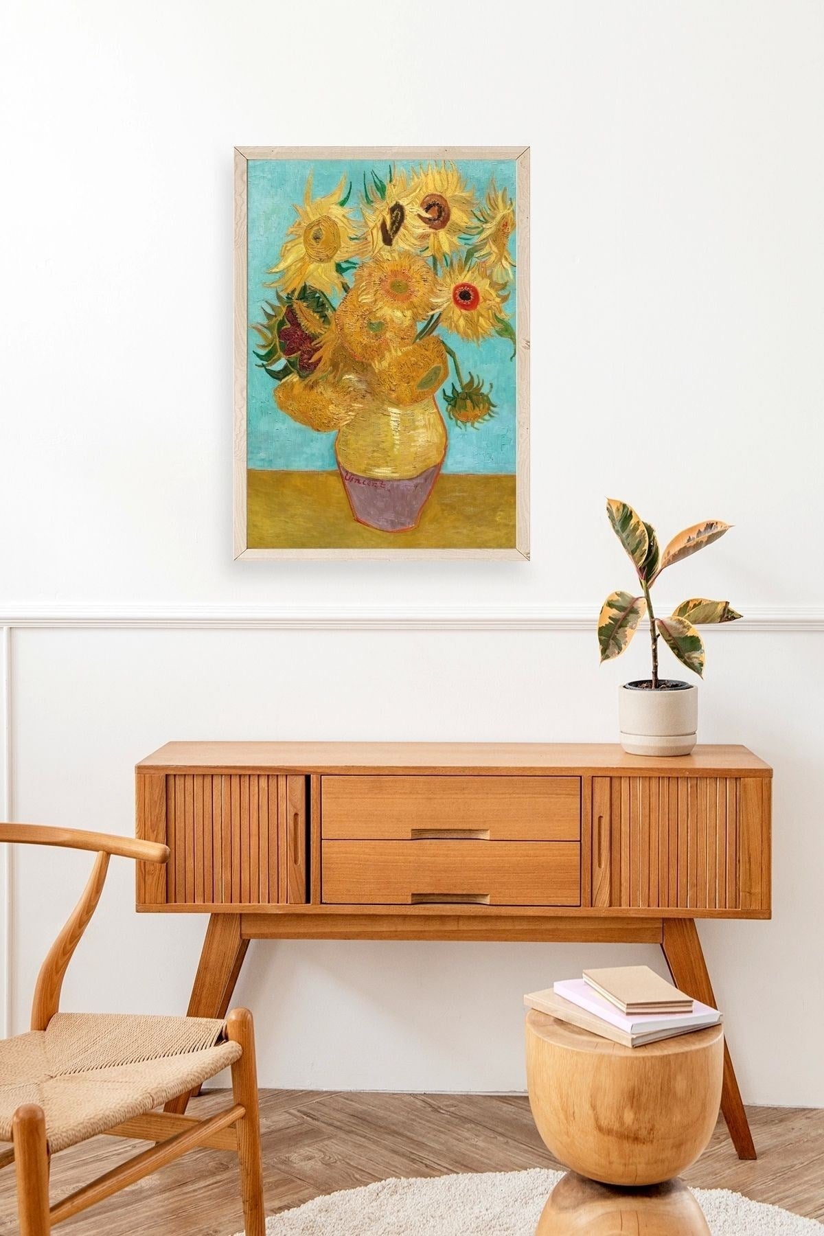 Van Gogh Ahşap Çerçeveli Tablo 17 x 23