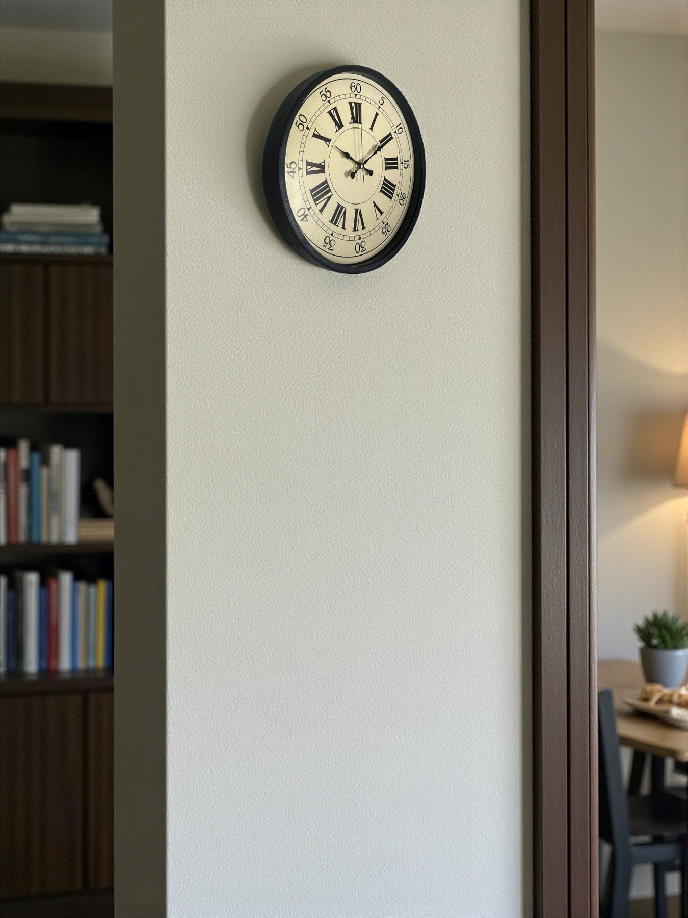 Zentime 36 Cm Siyah Dekoratif Duvar Saati