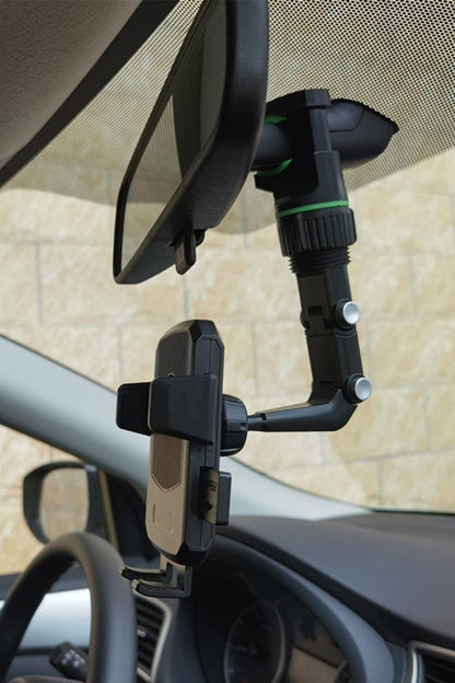BUFFER® Dikiz Aynasına Takılabilen Eklemli Telefon Tutucu Aparat