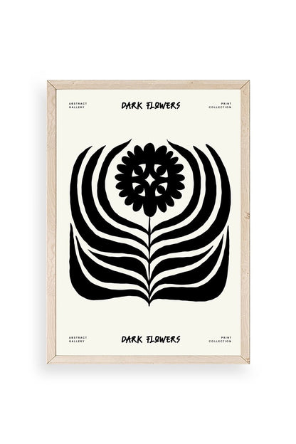 Soyut Ahşap Çerçeveli Tablo 23 x 30