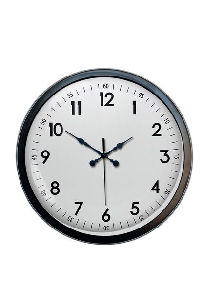 Zentime 40 Cm Siyah Şık Duvar Saati