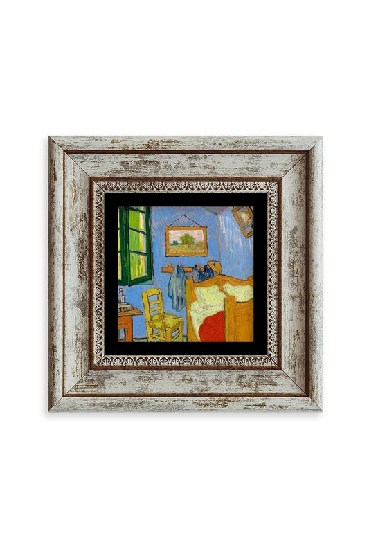 Van Gogh Çerçeveli Taş Tablo 20 cm