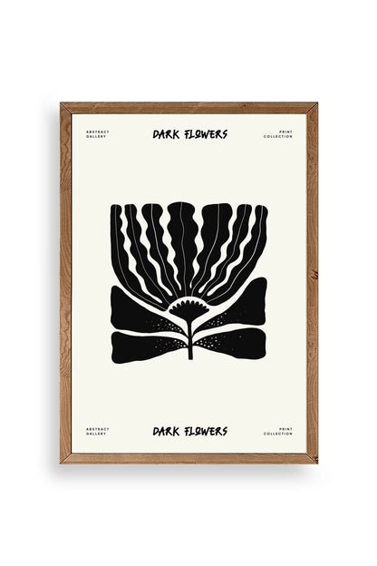 Çiçek Ahşap Çerçeveli Tablo 50 x 70