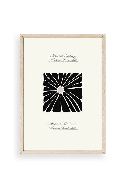 Çiçek Ahşap Çerçeveli Tablo 17 x 23