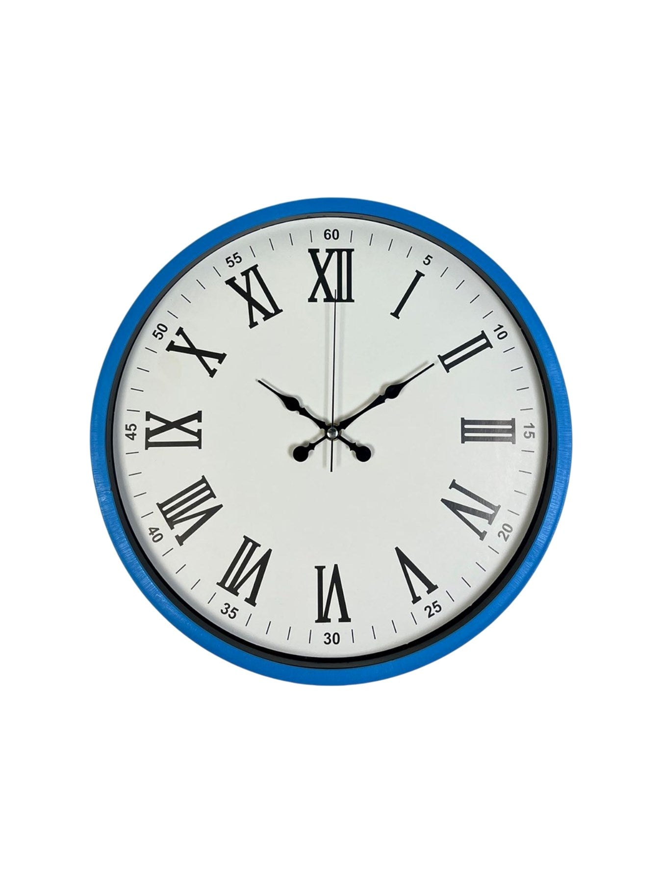 Zentime 36 Cm Mavi Dekoratif Duvar Saati