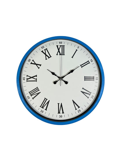 Zentime 36 Cm Mavi Dekoratif Duvar Saati