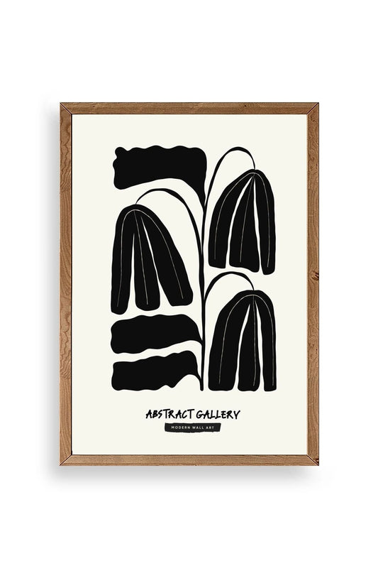 Çiçek Ahşap Çerçeveli Tablo 50 x 70