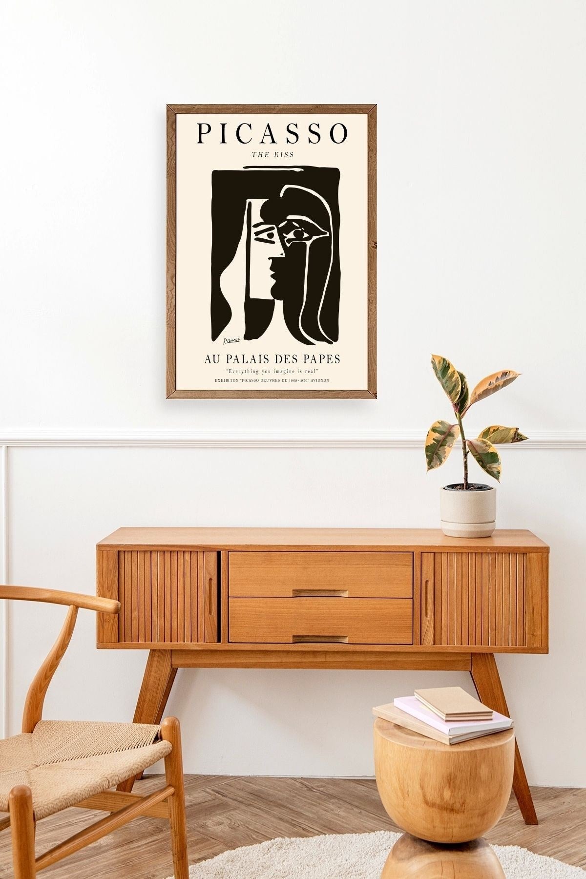 Picasso Ahşap Çerçeveli Tablo 30 x 42