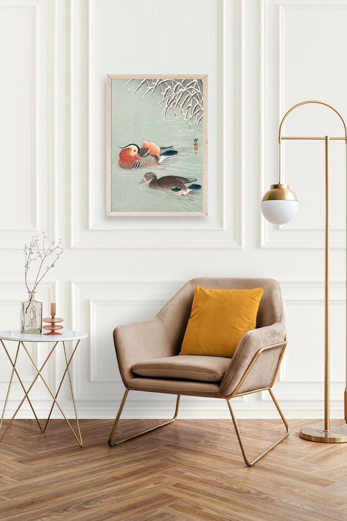 Shonson Ohara Ahşap Çerçeveli Tablo 50 x 70