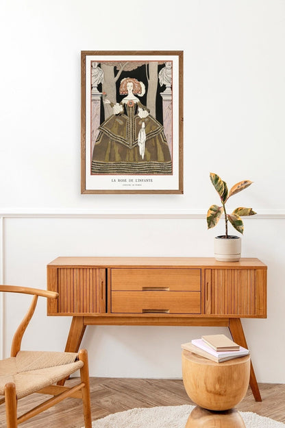 Costume de Worth Ahşap Çerçeveli Tablo 17 x 23