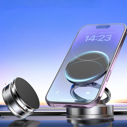 BUFFER® Vakumlu Manyetik Telefon Tutucu – Güçlü Vakum 360° Döner Araç İçi Telefon Standı, Ultra Sabit Manyetik Destekli Mobil Cihaz Aparatı