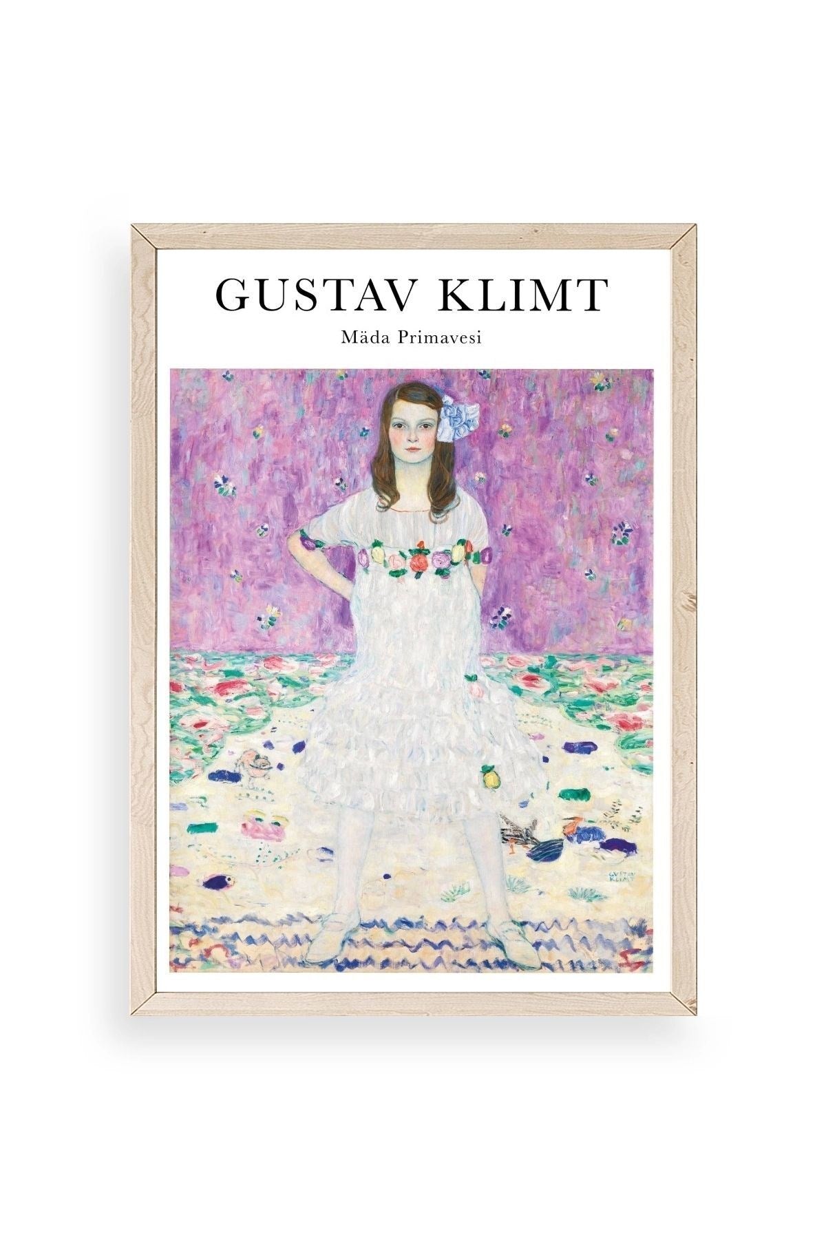 Gustav Klimt Ahşap Çerçeveli Tablo 30 x 42