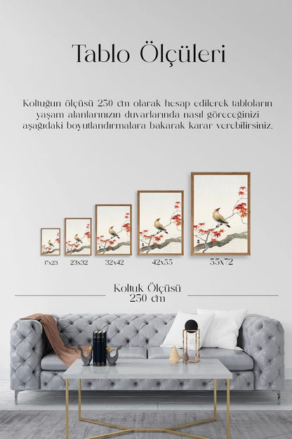 Ohara Coson Ahşap Çerçeveli Tablo 23 x 30