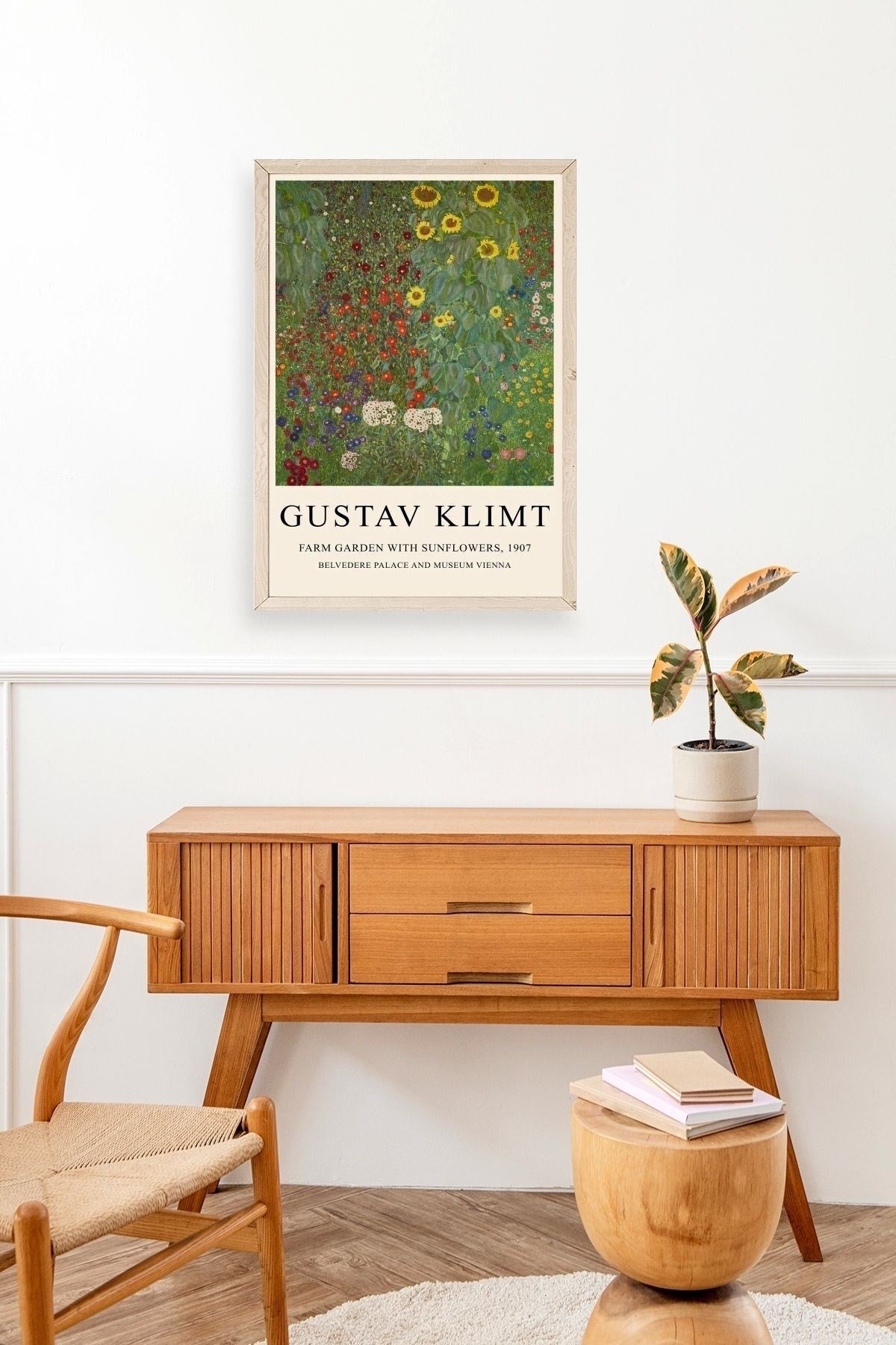 Gustav Klimt Ahşap Çerçeveli Tablo 17 x 23