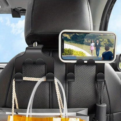 BUFFER® Oto Koltuk Arkası Düzenleyici Organizer Askılıklı Telefon,Tablet Tutucu