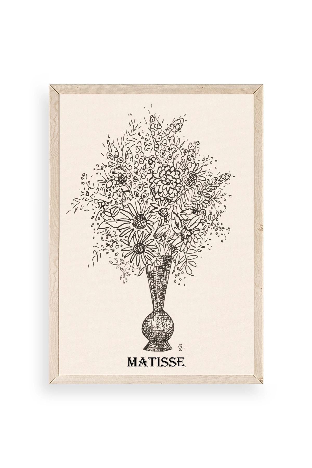 Matisse Ahşap Çerçeveli Tablo 23 x 30