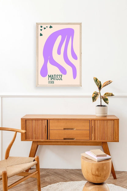 Soyut Ahşap Çerçeveli Tablo 17 x 23