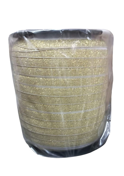 Çamaşır Lastiği Düz 1 cm  1 Metre Gold