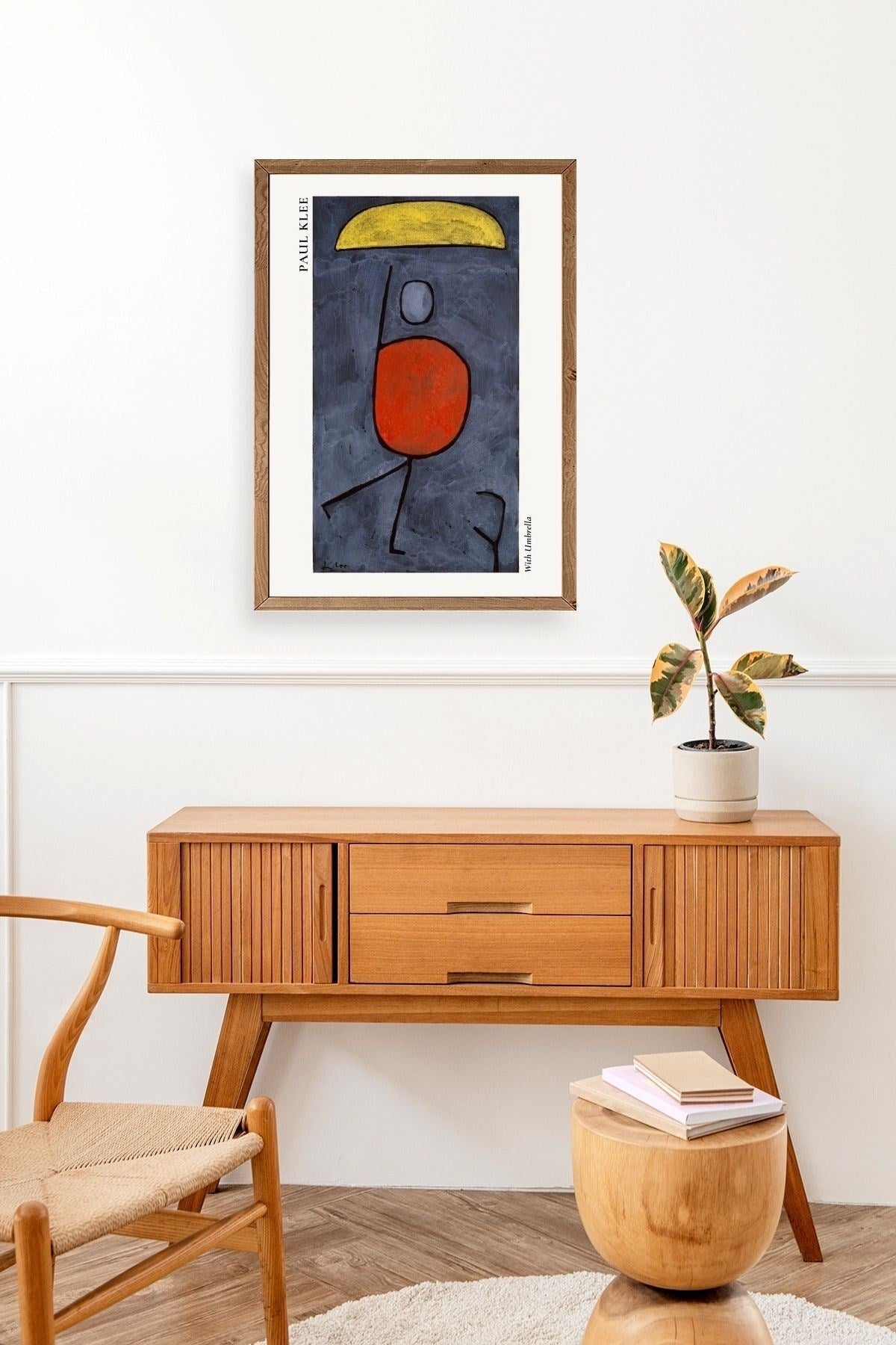 Paul Klee Ahşap Çerçeveli Tablo 30 x 42