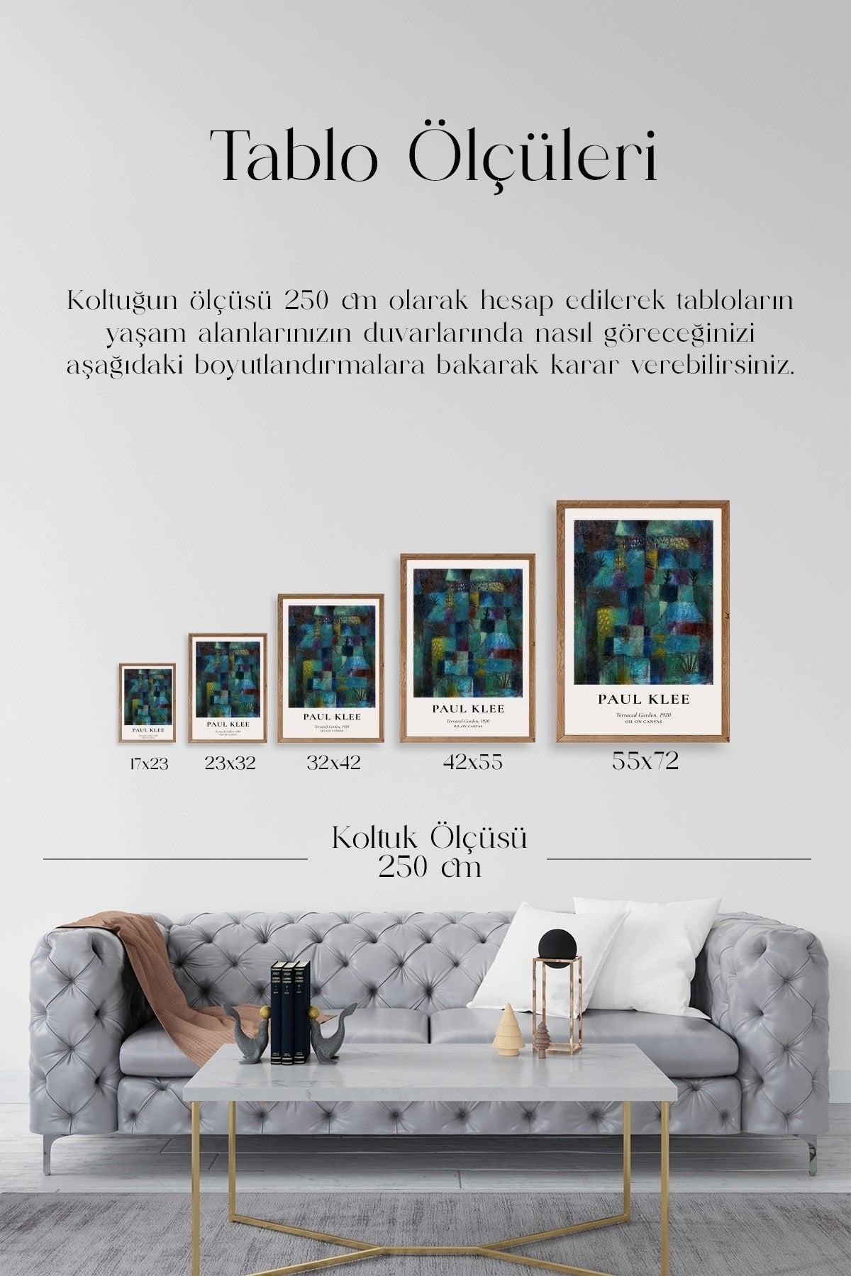 Paul Klee Ahşap Çerçeveli Tablo 23 x 30