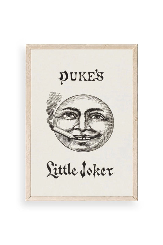 Duke's Little Joker Ahşap Çerçeveli Tablo 23 x 30