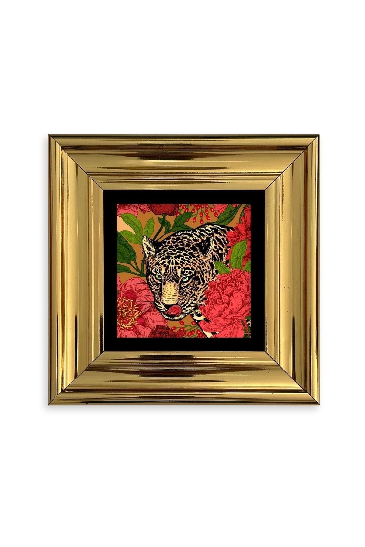 Kaplan Çerçeveli Taş Tablo 20 cm