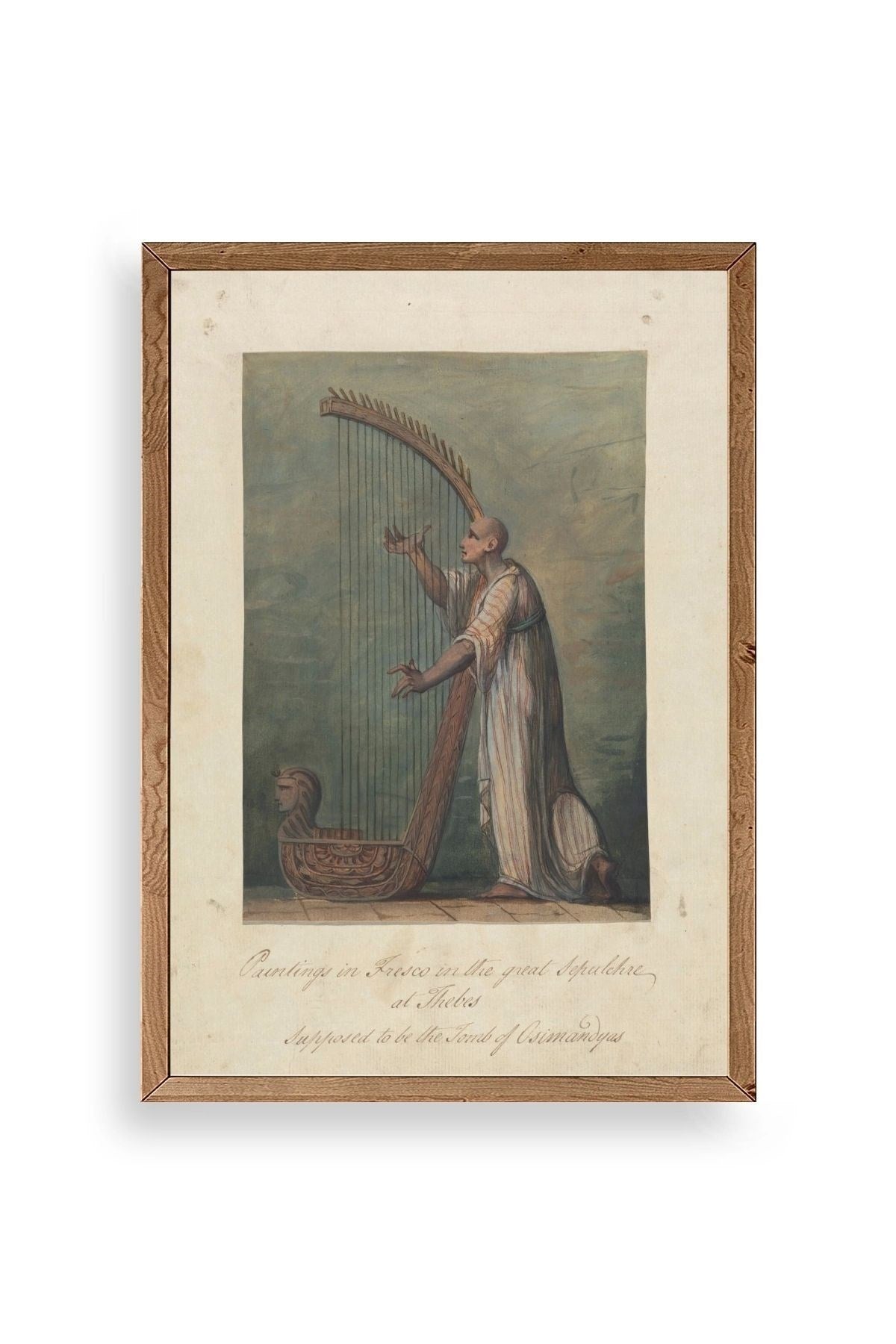 James Bruce Ahşap Çerçeveli Tablo 30 x 42