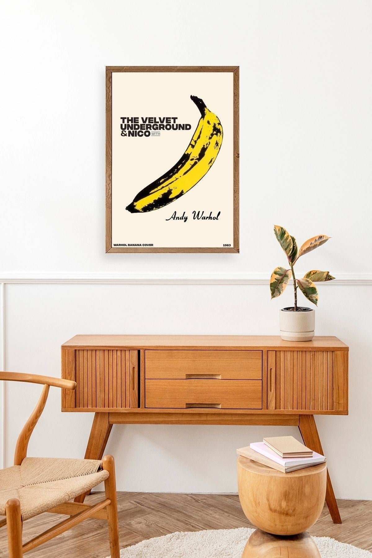 Andy Warhol Ahşap Çerçeveli Tablo 50 x 70