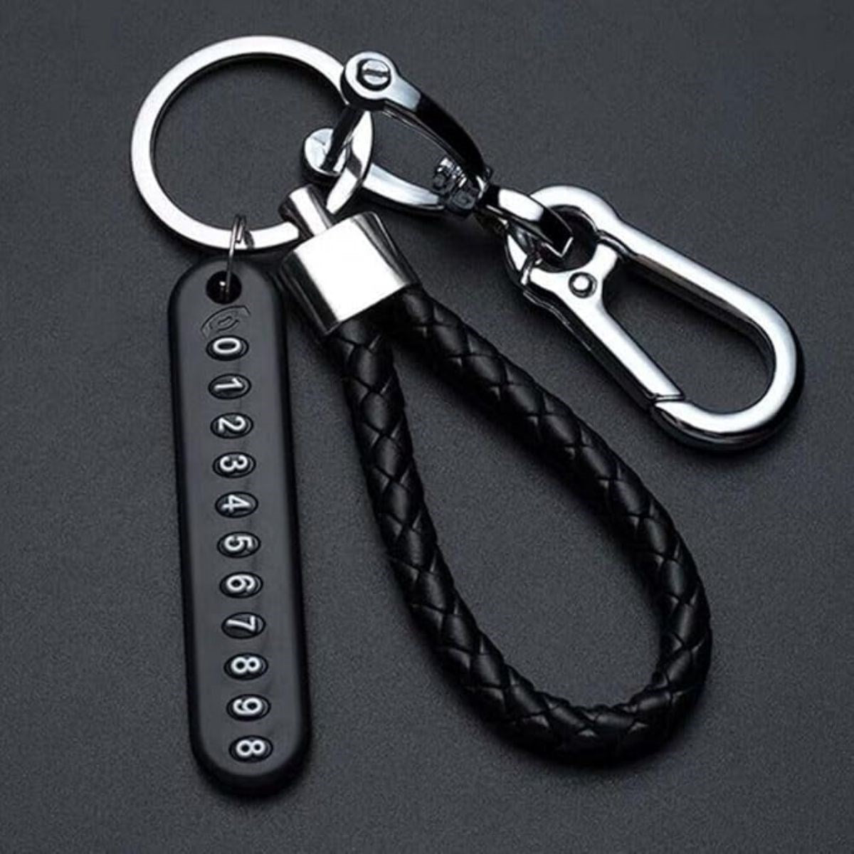 BUFFER® Anahtarlığa TakılabilenTelefon Numarası Etiketli Numaratörlü Anahtarlık