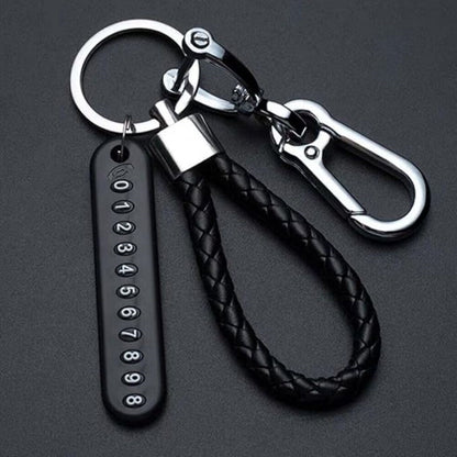 BUFFER® Anahtarlığa TakılabilenTelefon Numarası Etiketli Numaratörlü Anahtarlık