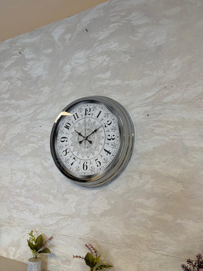 Zentime 40 Cm Krom Elegance Duvar Saati