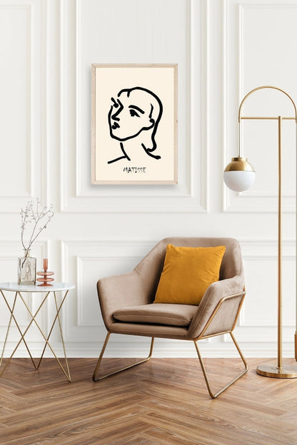 Matisse Ahşap Çerçeveli Tablo 50 x 70