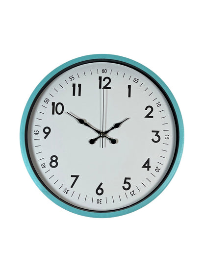 Zentime 36 Cm Turkuaz Dekoratif Duvar Saati