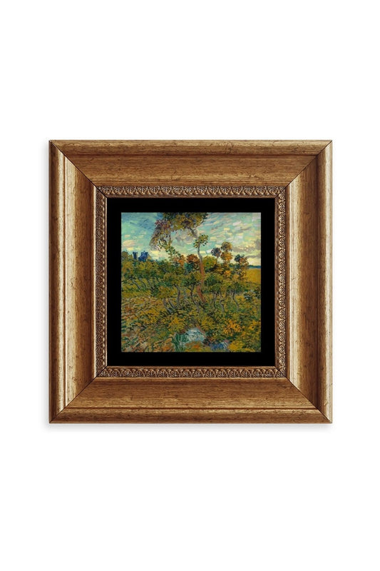 Manzara Çerçeveli Taş Tablo 20 cm