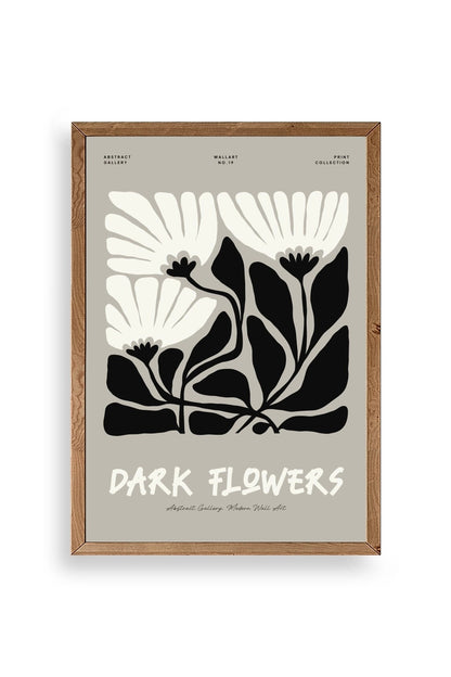 Çiçek Ahşap Çerçeveli Tablo 30 x 42