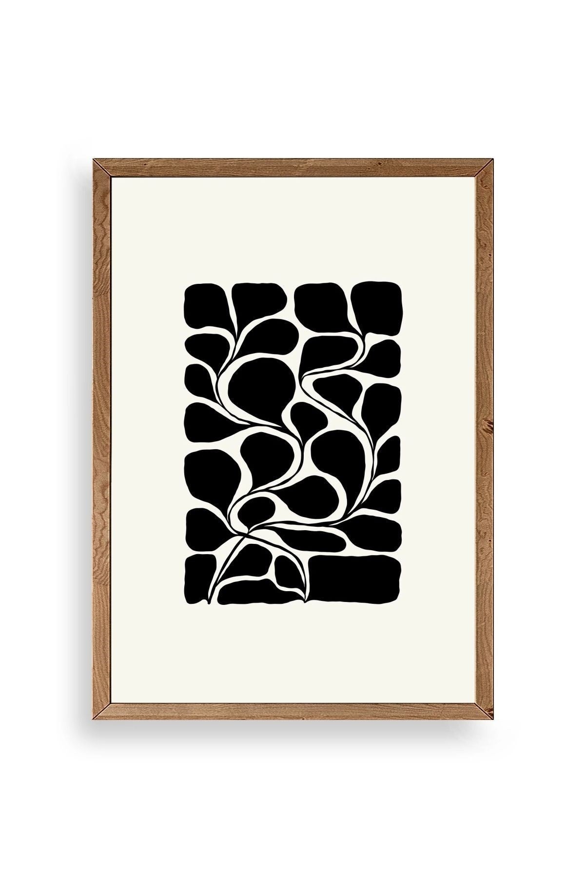 Desen Ahşap Çerçeveli Tablo 50 x 70