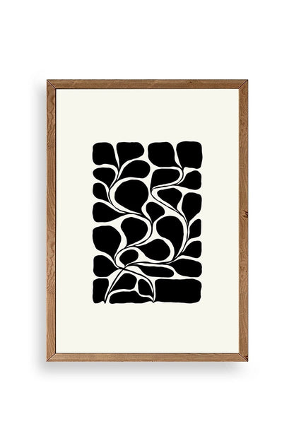 Desen Ahşap Çerçeveli Tablo 50 x 70